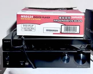 Sony Receiver and CD / DVD Player