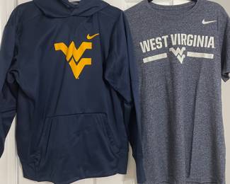 Nike West Virginia hoodie & tee shirt