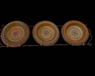 Ceramic plates from Italy