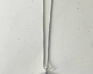 Sterling silver credit card charm