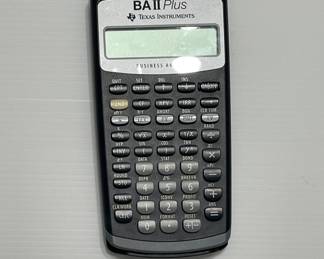BA II Plus Texas Instrumenta calculator