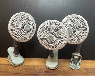 Mini clip on fans