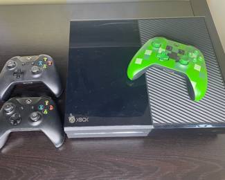 XBOX One console and controllers