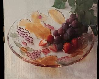 Mikasa Savoir Vivre Crystal Cornucopia fruit/serving bowl
