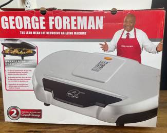 George Foreman grilling machine