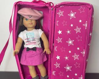 American Girl doll & case