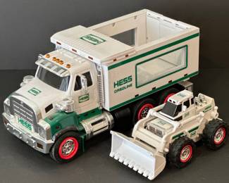 Hess dump truck & front loader