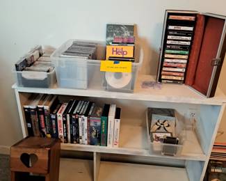 BOOKS - CD - DVD - VHS, CASETTES