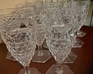 Fostoria American Clear Water Goblets