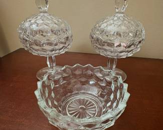 Fostoria American Clear Candy Bowls and small bowls