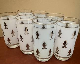 Libbey Fleur de Lis glasses