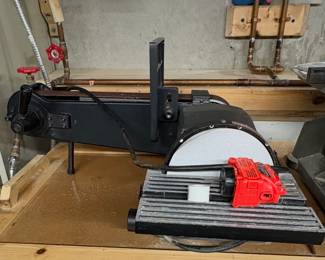 belt and disc sander combo tool,