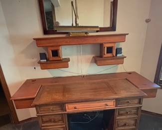 Vintage Desk -Shelf-Mirror