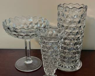 Fostoria American Clear different size Vases