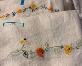Embroidered Tablecloths