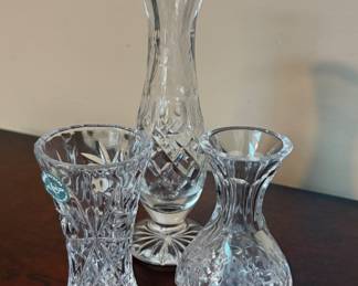 Lenox Crystal Vases