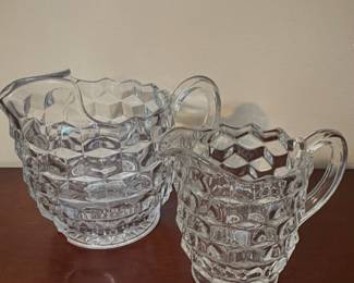 Fostoria American Clear Small pitchers