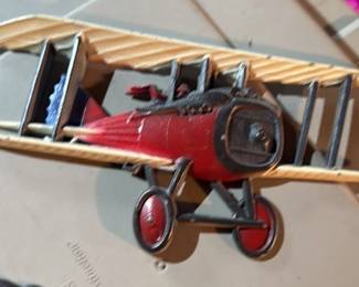 Vintage Tin Lithograph Airplanes 