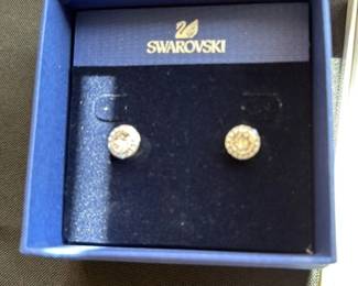 Swarovski Crystal Stud Earrings 