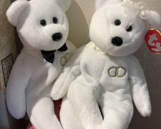 Ty Beanie Babies "Anniversary" Bears 