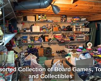 Assorted Collection of Board Games, Toys and Collectibles 