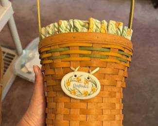 Longaberger Daffodil Basket 