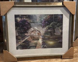 Framed "Gardens" Landscape Print 