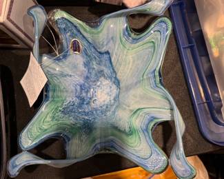 Murano Art Glass "Corallo" Bowl 