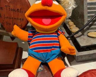 Vintage Plush Ernie Doll 