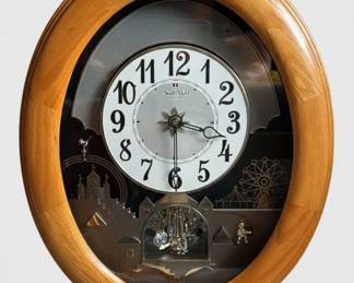 Rhythm Small World Musical Clock 