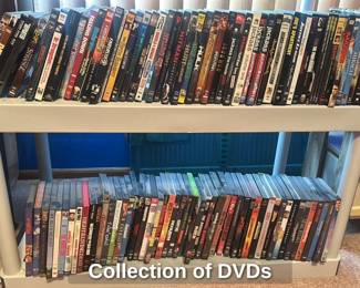 Collection of DVDs 