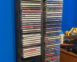 Collection of DVDs and CDs 