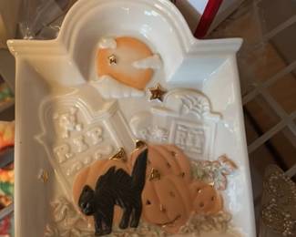 Halloween Ceramic Candy Dish 