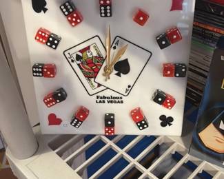 Fabulous Las Vegas Themed Wall Clock 
