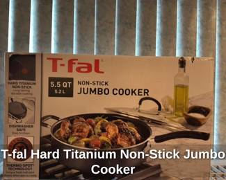 T-Fal Hard Titanium Non-Stick Jumbo Cooker 
