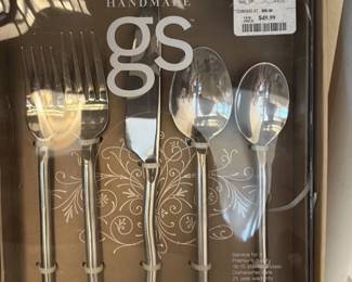 Handmade 20 piece Stainless Steel Flatware Set 