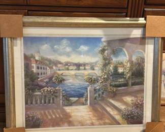 Venetian Canal Landscape Painting 