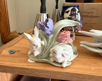 Home Interiors Peek-A-Boo Easter Bunnies 