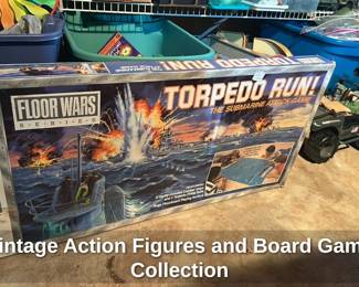 Vintage Action Figures and Board Game Collection 