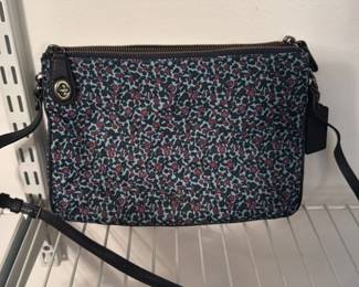 Coach Floral Print Crossbody Bag 