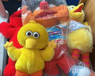 Collection of Vintage Action Figures and Plush Toys 