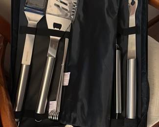 Gorham Stainless Steel Barbecue Tool Set with Case 