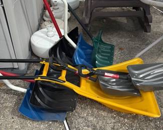 Collection of Snow Shovels 