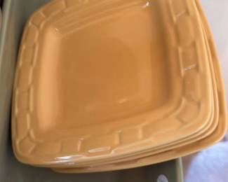 Fiesta Ware Square Plates