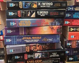 Collection of Star Wars, Warcraft and Garfield Books 
