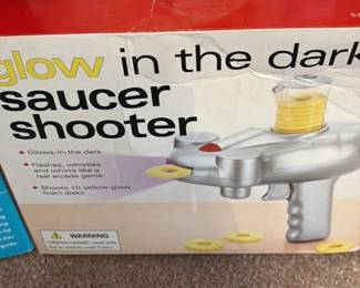Glow in the Dark Saucer Shooter Toy 