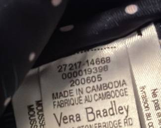 Vera Bradley "Floral" Pattern Backpack 