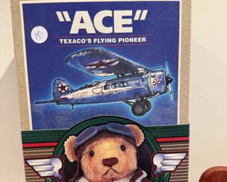 Texaco "Ace" Flying Pioneer Teddy Bear Second Edition 1998 