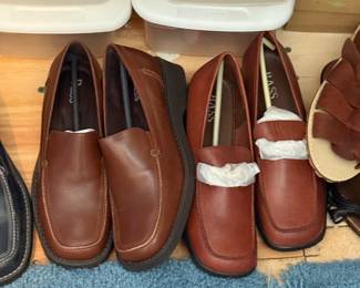 Mens Brown Leather Loafers