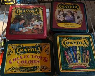 Vintage Crayola Collectible Tins 